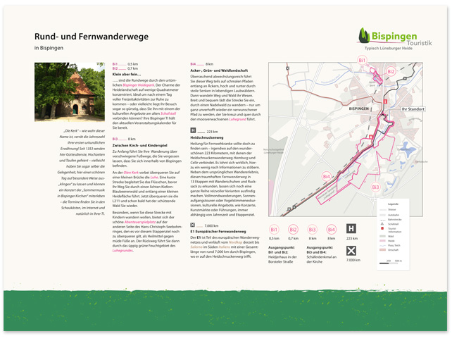 Bispingen Touristik – Infotafeln