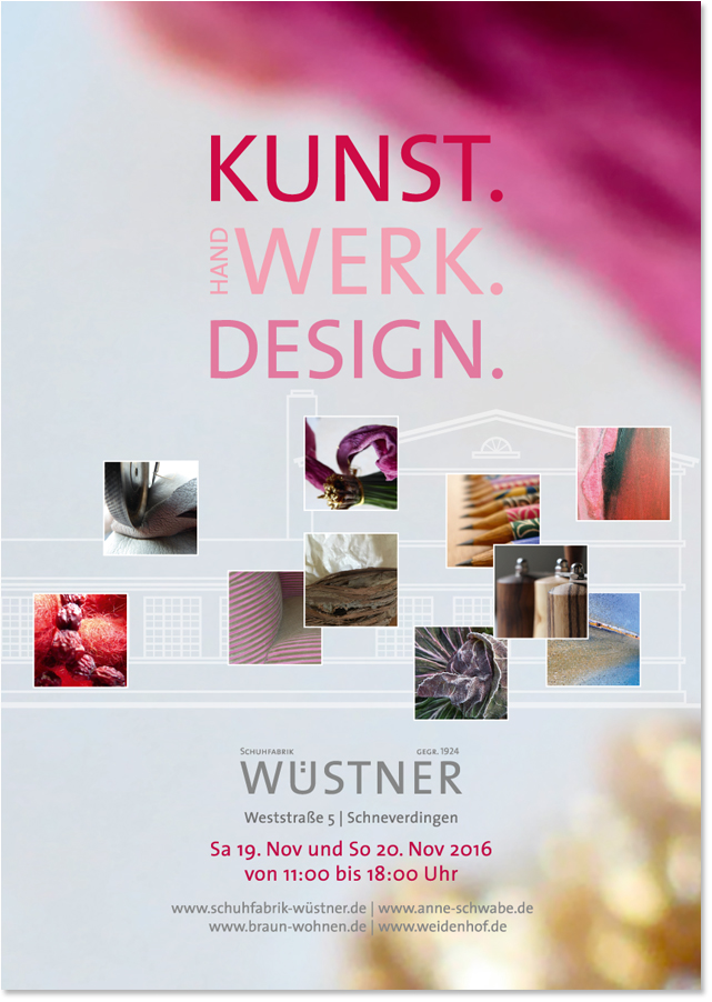 Plakat Schuhfabrik Wüstner